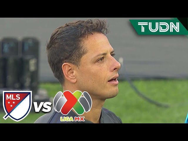 ¡EMOTIVO! Chicharito canta y siente el himno mexicano | MLS 0-0 Liga Mx | All Star Game 2022 | TUDN