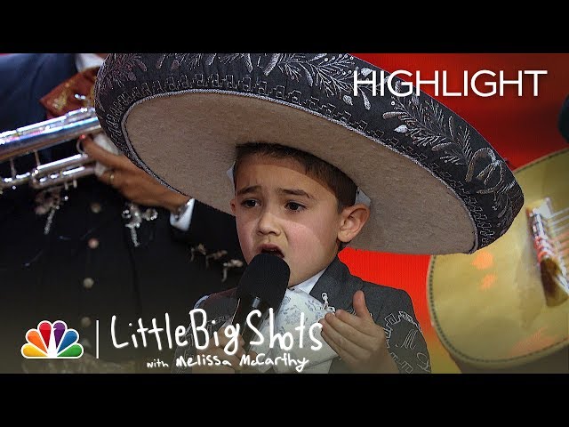 Melissa McCarthy Gives a 4-Year-Old Mariachi Singer a Standing Ovation – Little Big Shots